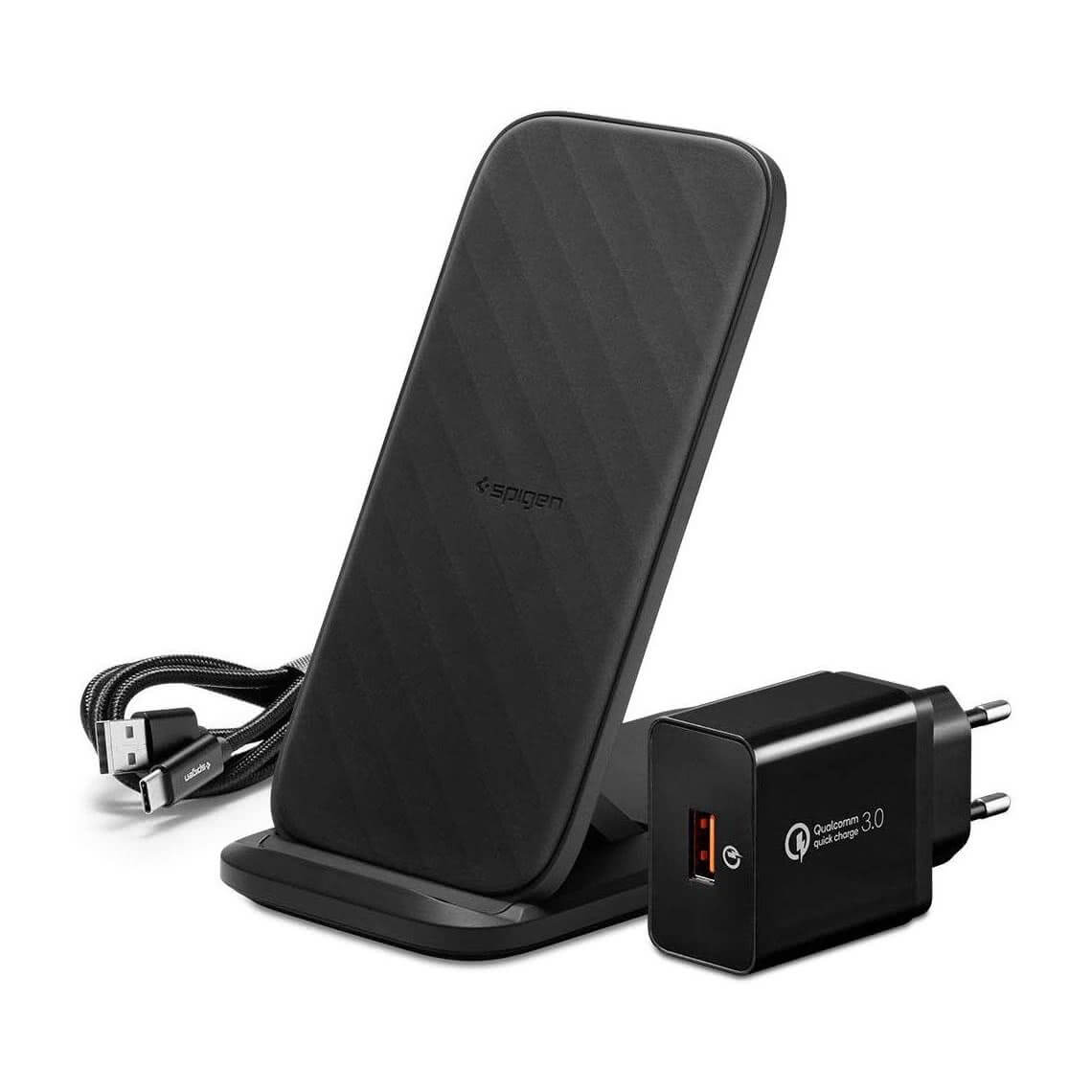 شارژر بی سیم اسپیگن مدل SPIGEN SteadiBoost F316W Qi
