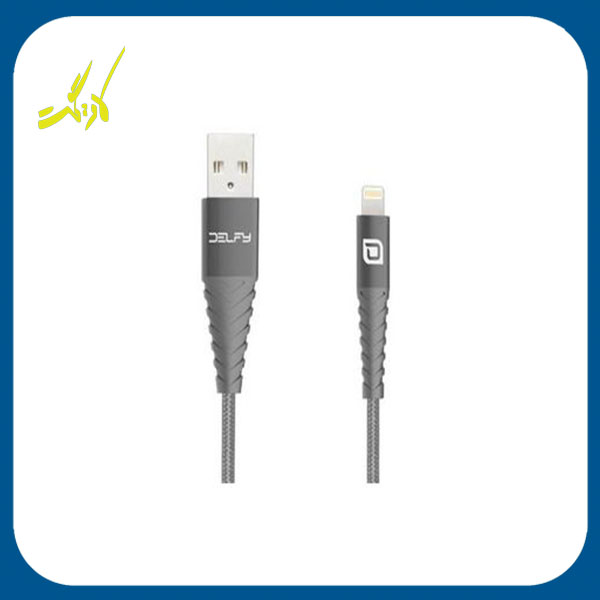 کابل تبدیل USB به لایتنینگ دلفی Delfy Astrapi طول 1.2 متر