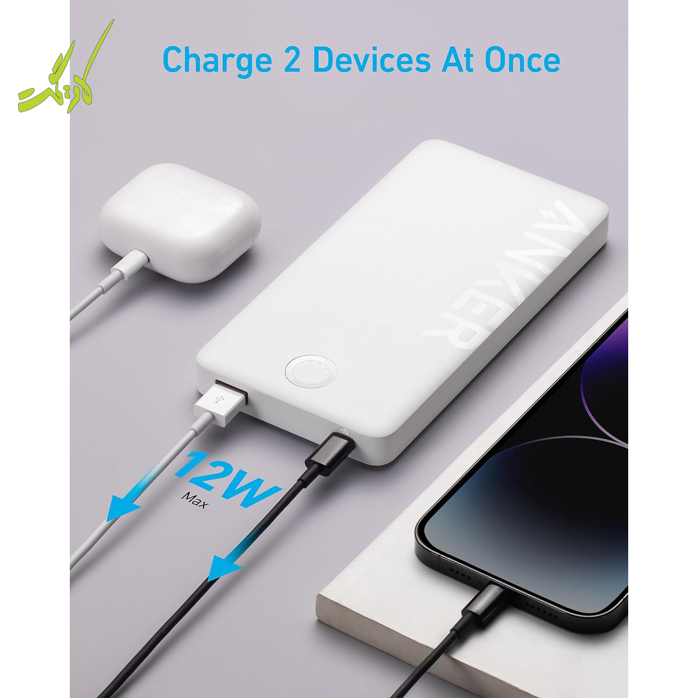 پاوربانک ۱۰۰۰۰ انکر Anker 323 PowerBank A1334 — تصویر ۳