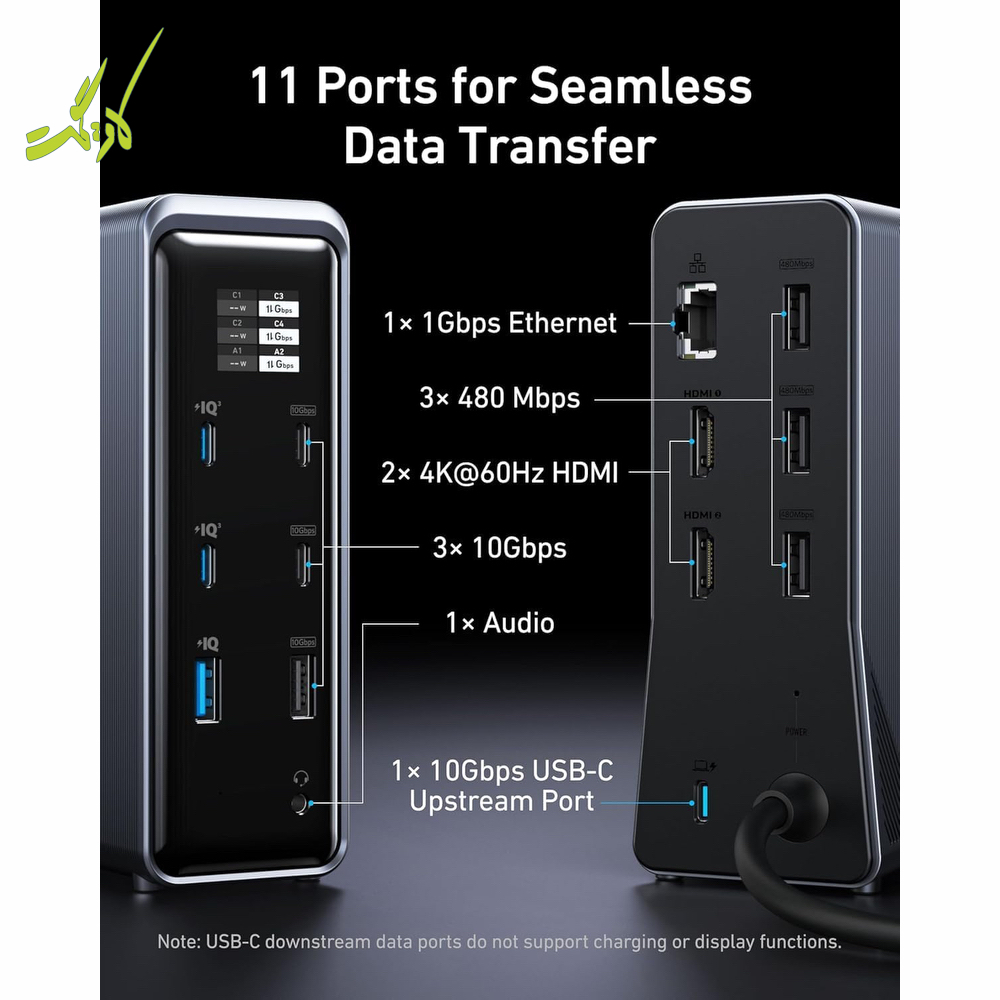 هاب شارژ ۱۴ پورت انکر Anker Prime Docking Station 14-Port 160W A83B6 — تصویر ۳