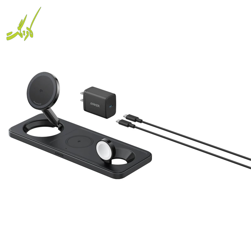 شارژر بی سیم انکر Anker MagGo Wireless Charging Station مدل B25M1 15W